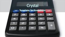  Presentation with black abstract simple - Audience pleasing PPT layouts consisting of simple black plastic calculator isolated backdrop and a  colored foreground