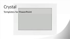  Presentation with border simple - Theme featuring simple border - empty photo frame isolated background and a white colored foreground