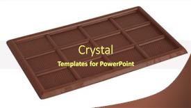  Presentation with simple - Presentation design having simple-brown-chocolate-bar-isolated background and a tawny brown colored foreground