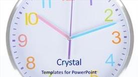  Presentation with simple and light colors - Slide set having simple classic white and colors background and a sky blue colored foreground