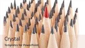  Presentation with school leadership - Audience pleasing PPT theme consisting of simple concept of leadership backdrop and a coral colored foreground