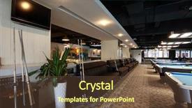  Presentation with fun - Beautiful presentation theme featuring simple cue - billiards game full of fun backdrop and a tawny brown colored foreground