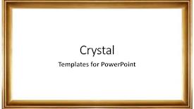  Presentation with border simple - Cool new presentation design with simple golden frame isolated backdrop and a white colored foreground