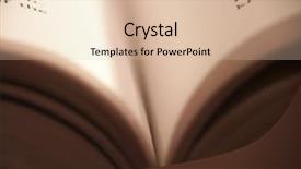  Presentation with history book - Audience pleasing presentation theme consisting of group of college students standing as one girl stands in front of them against white room with windows at ceiling backdrop and a blonde colored foreground