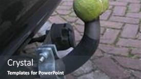  Presentation with simple idea - Cool new slide deck with simple-idea-to-recycle backdrop and a tawny brown colored foreground