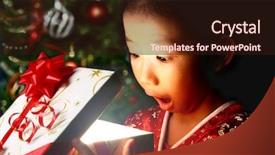  Presentation with joy - Colorful presentation theme enhanced with simple joy during the christmas backdrop and a  colored foreground