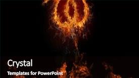  Presentation with female male symbol - PPT theme featuring simple light background - burning male and female symbols background and a wine colored foreground