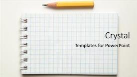  Presentation with simple - Beautiful slide set featuring simple line - pad backdrop and a white colored foreground