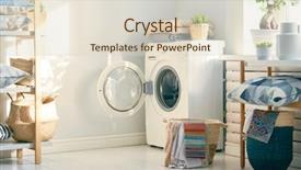  Presentation with laundry room - Cool new presentation theme with simple machines - interior of a real laundry backdrop and a lemonade colored foreground