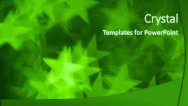  Presentation with stars - Audience pleasing PPT theme consisting of simple maroon - green stars shape photo backdrop and a  colored foreground