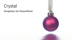  Presentation with maroon - Presentation theme with simple maroon - ornament reflection background and a white colored foreground