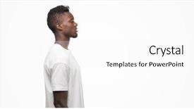  Presentation with breastfeeding and african american - Colorful slide deck enhanced with simple nice - young african american man wearing backdrop and a white colored foreground