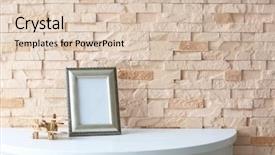  Presentation with baby toy - Amazing slide deck having simple plane - baby toy and frame backdrop and a lemonade colored foreground