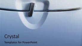  Presentation with small airplane - Theme having simple plane - front seat table background and a teal colored foreground