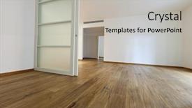  Presentation with interior - Cool new slides with simple slide - interior empty house with wooden backdrop and a light gray colored foreground