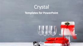  Presentation with dark simple - Colorful PPT theme enhanced with simple themes - modern minimalist christmas decoration backdrop and a gray colored foreground