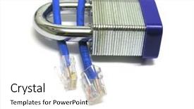  Presentation with network cable - Amazing PPT theme having simple themes - photo of network cable backdrop and a white colored foreground