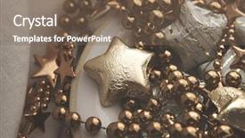  Presentation with minimalistic - PPT layouts enhanced with simple themes - vintage christmas decoration and sugar background and a violet colored foreground