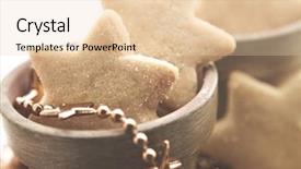  Presentation with vintage christmas - Audience pleasing theme consisting of simple themes - vintage christmas decoration and sugar backdrop and a lemonade colored foreground