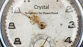  Presentation with simple - Slide set consisting of simple title - ancient watch background and a light gray colored foreground