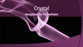  Presentation with black abstract simple - Theme with simple wave green - abstract smoke background background and a violet colored foreground