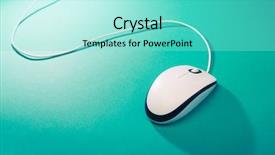  Presentation with simple green - Amazing presentation having simple wave green - computer mouse on emerald background backdrop and a  colored foreground