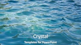  Presentation with co2 in water - Slide set having simple wave green - open water surface background and a teal colored foreground