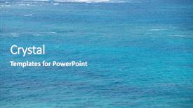  Presentation with simple green - Beautiful PPT theme featuring simple wave green - transparent of sea backdrop and a  colored foreground