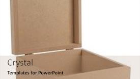  Presentation with lid - Slide deck featuring simple-wooden-box-with-lid background and a  colored foreground