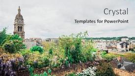  Presentation with france - Audience pleasing PPT layouts consisting of simples-garden-and-petit-st backdrop and a white colored foreground