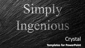  Presentation with chalk - PPT layouts consisting of simply-ingenious-chalk-text background and a black colored foreground