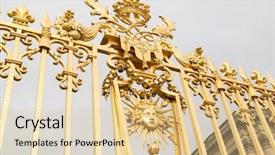  Presentation with versailles - Slide deck with simply versailles in france background and a lemonade colored foreground