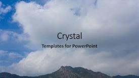  Presentation with hong kong - Theme enhanced with sin city - lion rock mountain in hong background and a light blue colored foreground