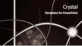  Presentation with coloured - PPT layouts featuring sine - generated coloured rays dissecting space background and a black colored foreground