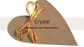  Presentation with heart shape from natural tree - Amazing PPT theme having sine - label in the shape backdrop and a  colored foreground