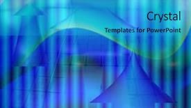  Presentation with statistic - Audience pleasing presentation consisting of sine wave - business graph statistic backdrop and a teal colored foreground