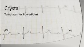  Presentation with wave - Theme having sine wave - image of sinusoid background and a light gray colored foreground