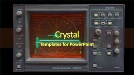  Presentation with vector - Slides with sine wave - waveform monitor - audio vector background and a wine colored foreground