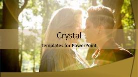  Presentation with romantic birthday couple celebrate - Amazing slides having sinematic - romantic lesbian couple kissing backdrop and a yellow colored foreground