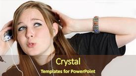  Presentation with baby birthday baloons - PPT layouts featuring sing along - oohh baby background and a  colored foreground