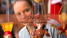  Presentation with nepal - Theme having sing god - teengirl in a souvenir shop background and a red colored foreground