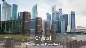  Presentation with financial center - 