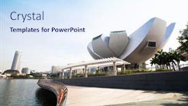  Presentation with financial center - 