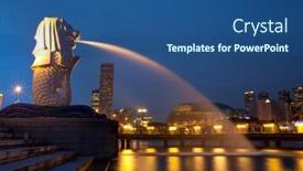  Presentation with singapore water - Cool new PPT theme with singapore-april-17-wonder-full backdrop and a ocean colored foreground