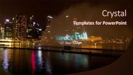  Presentation with singapore water - Amazing presentation design having hand writing car insurance over plain white background backdrop and a sky blue colored foreground