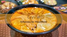  Presentation with noodle - PPT layouts having singapore-circa-april-2019-close background and a gold colored foreground