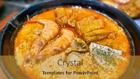  Presentation with noodle - Colorful slide set enhanced with singapore-circa-april-2019-close backdrop and a yellow colored foreground