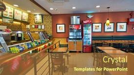  Presentation with submarine - Presentation design with singapore-circa-april-2019-interior background and a tawny brown colored foreground