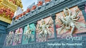  Presentation with shiva - Cool new theme with singapore-circa-april-2019-view backdrop and a ocean colored foreground