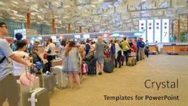  Presentation with changi airport - PPT layouts enhanced with singapore-circa-august-2016-inside background and a yellow colored foreground